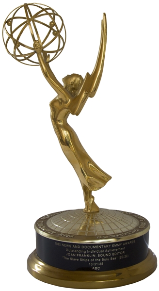 Emmy Award From 1985 -- The Television Program ''20/20'' for the Episode ''The Slave Ships of the Sulu Sea''
